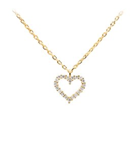 PDPaola Essentials White Heart Joia Colar Mulher CO01-220-U