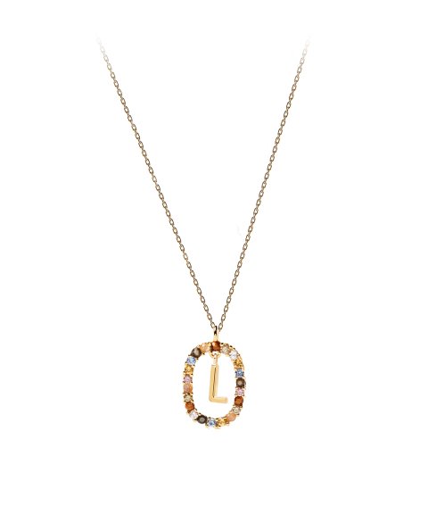PDPaola Letter L Joia Colar Mulher CO01-271-U PDPaola Letter L Joia Colar Mulher CO01-271-U