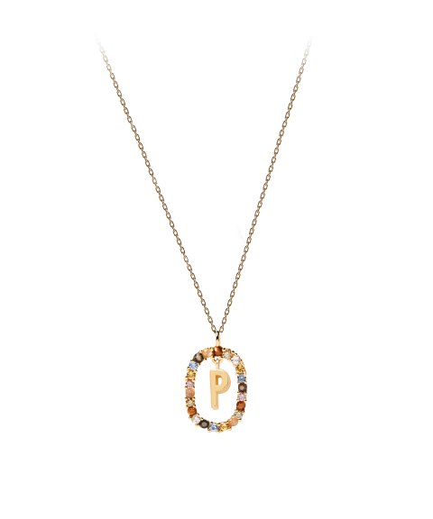 PDPaola Letter P Joia Colar Mulher CO01-275-U PDPaola Letter P Joia Colar Mulher CO01-275-U