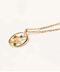 PDPaola Zodiac Aquarius Joia Colar CO01-342-U
