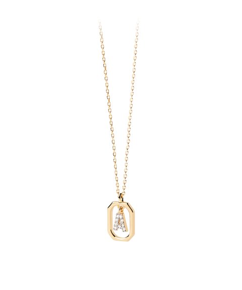 PDPaola Letters Mini Letter A Joia Colar Mulher CO01-512-U