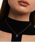 PDPaola Letters Mini Letter A Joia Colar Mulher CO01-512-U