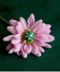 Monseo Moments Margarida Joia Colar Ouro 19.2K, Diamante e Esmeraldas Mulher CO2663A