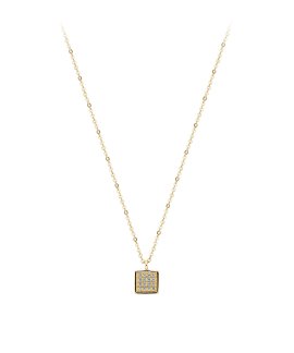 DonaZinda Quadrado Joia Colar Ouro 19.2K Mulher COL1JNC76