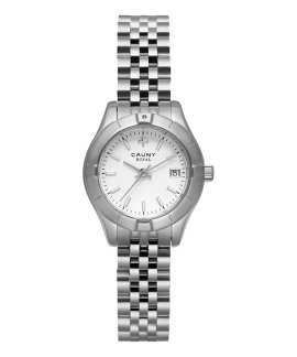 Cauny Royal Mini White Silver Relógio CRM011