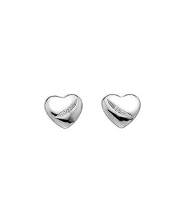 Hot Diamonds Shooting Stars Heart Joia Brincos Mulher DE322