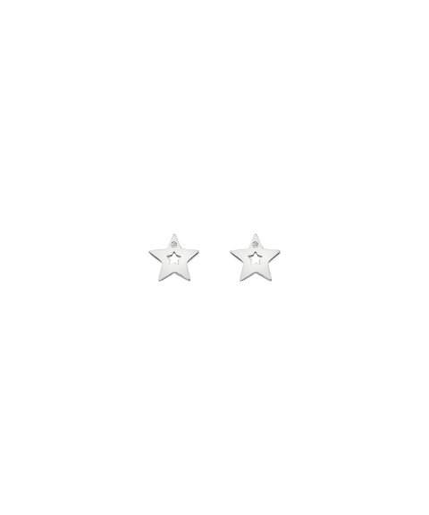 Hot Diamonds Diamond Amulet Star Joia Brincos Mulher DE587