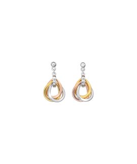 Hot Diamonds Trio Teardrop Joia Brincos Mulher DE645