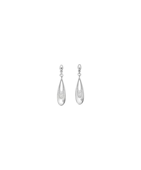 Hot Diamonds Quest Teardrop Joia Brincos Mulher DE648