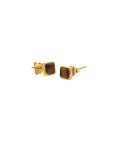 Hot Diamonds Gem Square Tigers Eye Joia Brincos Mulher DE792 Hot Diamonds Gem Square Tigers Eye Joia Brincos Mulher DE792