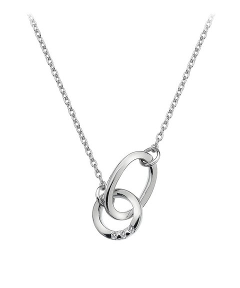 Hot Diamonds Halo Trio of Diamonds Joia Colar Mulher DN103 Hot Diamonds Halo Trio of Diamonds Joia Colar Mulher DN103