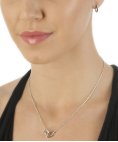 Hot Diamonds Halo Trio of Diamonds Joia Colar Mulher DN103 Hot Diamonds Halo Trio of Diamonds Joia Colar Mulher DN103