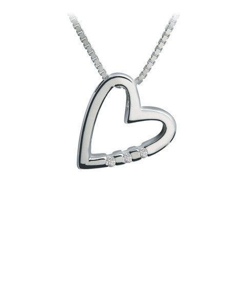 Hot Diamonds Just Add Love Joia Colar Mulher DP007 Hot Diamonds Just Add Love Joia Colar Mulher DP007