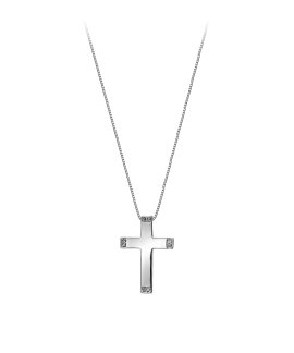 Hot Diamonds Simply Sparkle Hope Joia Colar Cruz Mulher DP105