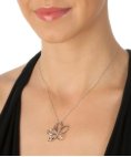 Hot Diamonds Paradise Open Petal Large Joia Colar Mulher DP231