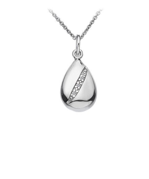 Hot Diamonds Shooting Stars Teardrop Joia Colar Mulher DP399