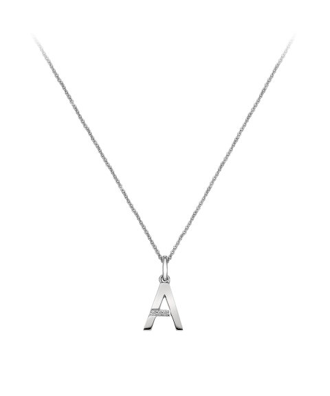 Hot Diamonds Love Micro Letter A Joia Colar Mulher DP401 Hot Diamonds Love Micro Letter A Joia Colar Mulher DP401