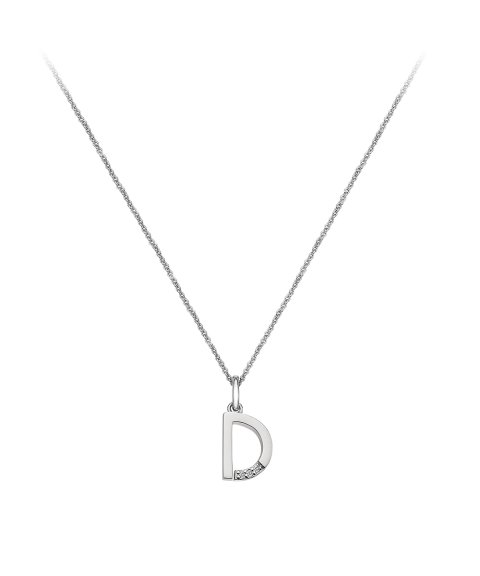 Hot Diamonds Love Micro Letter D Joia Colar Mulher DP404