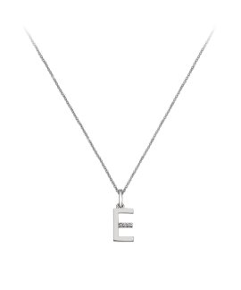 Hot Diamonds Love Micro Letter E Joia Colar Mulher DP405