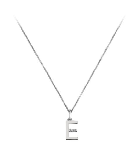 Hot Diamonds Love Micro Letter E Joia Colar Mulher DP405