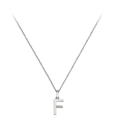 Hot Diamonds Love Micro Letter F Joia Colar Mulher DP406 Hot Diamonds Love Micro Letter F Joia Colar Mulher DP406