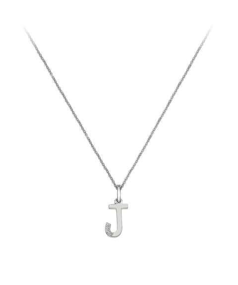 Hot Diamonds Love Micro Letter J Joia Colar Mulher DP410 Hot Diamonds Love Micro Letter J Joia Colar Mulher DP410