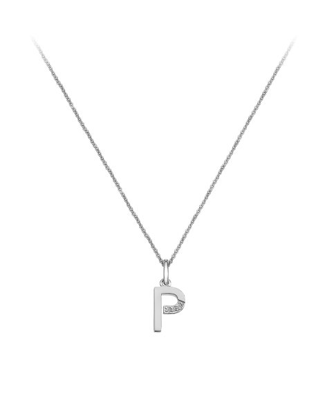 Hot Diamonds Love Micro Letter P Joia Colar Mulher DP416