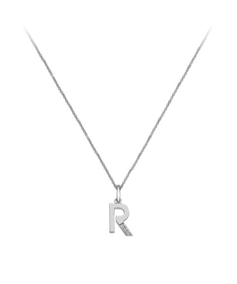 Hot Diamonds Love Micro Letter R Joia Colar Mulher DP418