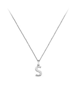 Hot Diamonds Love Micro Letter S Joia Colar Mulher DP419