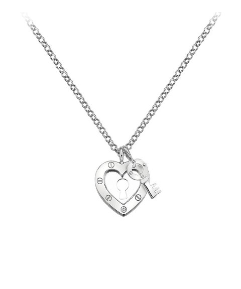 Hot Diamonds Lock in Love Joia Colar Mulher DP653 Hot Diamonds Lock in Love Joia Colar Mulher DP653