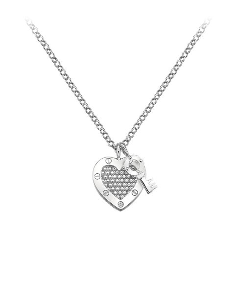 Hot Diamonds Lock in Love Joia Colar Mulher DP654 Hot Diamonds Lock in Love Joia Colar Mulher DP654