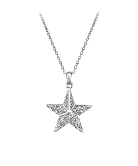 Hot Diamonds Christmas Star Joia Colar Mulher DP664