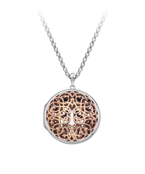 Hot Diamonds Filigree Locket 60cm Joia Colar Mulher DP666 Hot Diamonds Filigree Locket 60cm Joia Colar Mulher DP666