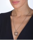 Hot Diamonds Filigree Locket 60cm Joia Colar Mulher DP666 Hot Diamonds Filigree Locket 60cm Joia Colar Mulher DP666