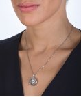 Hot Diamonds Filigree Locket 45cm Joia Colar Mulher DP667 Hot Diamonds Filigree Locket 45cm Joia Colar Mulher DP667