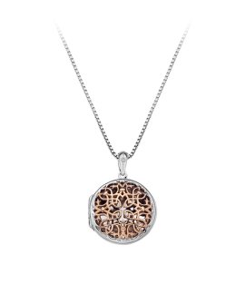 Hot Diamonds Filigree Locket 45cm Joia Colar Mulher DP668