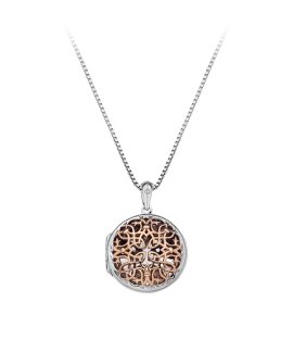 Hot Diamonds Filigree Locket 45cm Joia Colar Mulher DP668