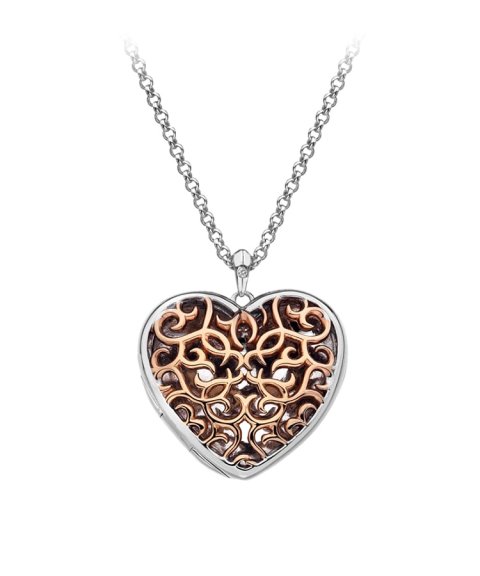 Hot Diamonds Filigree Locket 60cm Joia Colar Mulher DP670