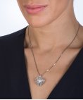 Hot Diamonds Filigree Locket 45cm Joia Colar Mulher DP671 Hot Diamonds Filigree Locket 45cm Joia Colar Mulher DP671