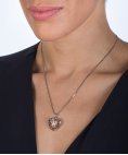 Hot Diamonds Filigree Locket 45cm Joia Colar Mulher DP672 Hot Diamonds Filigree Locket 45cm Joia Colar Mulher DP672