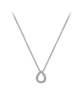 Hot Diamonds Striking Teardrop Joia Colar Mulher DP695