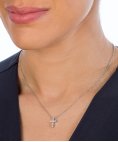 Hot Diamonds Striking Cross Joia Colar Mulher DP696