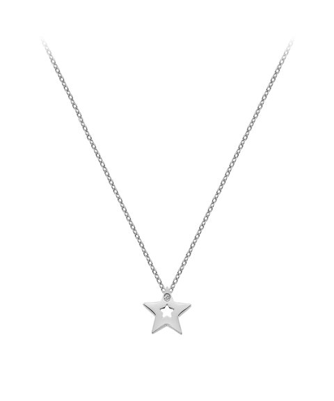 Hot Diamonds Diamond Amulet Star Joia Colar Mulher DP722