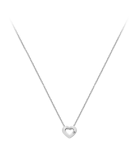 Hot Diamonds Amulet Heart Joia Colar Mulher DP747