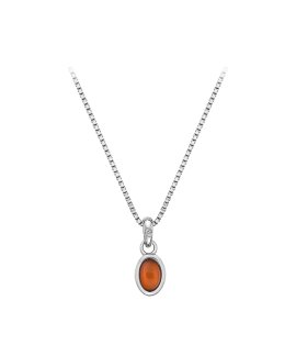 Hot Diamonds Birthstone July Red Carnelian Joia Colar Mulher DP760