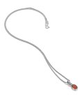 Hot Diamonds Birthstone July Red Carnelian Joia Colar Mulher DP760