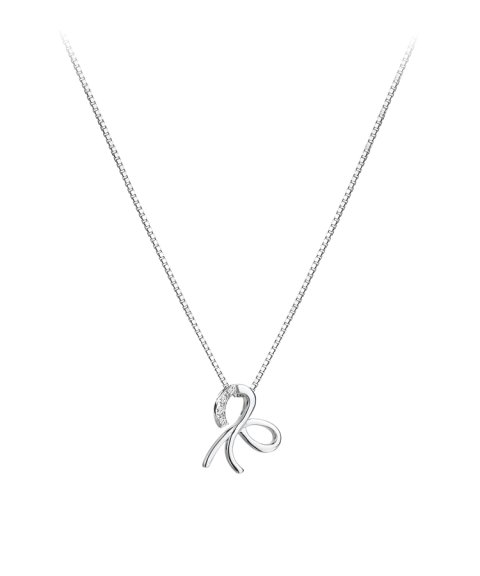 Hot Diamonds Ribbon Joia Colar Mulher DP909