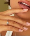 Hot Diamonds Heart Joia Anel Mulher DR241 Hot Diamonds Heart Joia Anel Mulher DR241