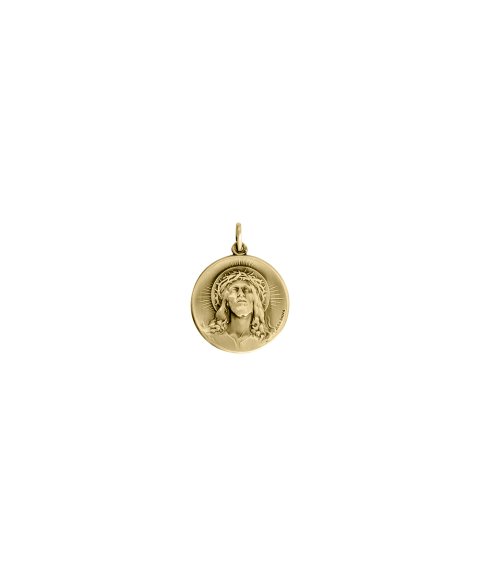 Pereirinha Ecce Homo 16mm Joia Pendente Colar Medalha Ouro 19.2K DU294ECCEHOMO16