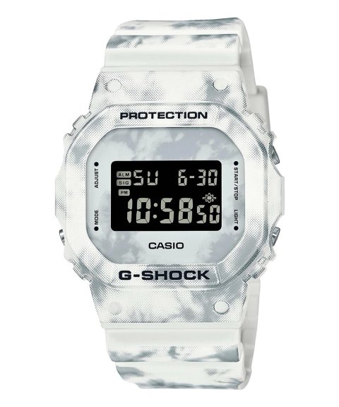 G-Shock The Origin Grunge Snow Camouflage Relógio Homem DW-5600GC-7ER